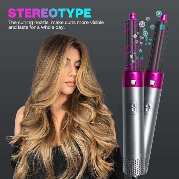 5-in-1 Curling iron/comb